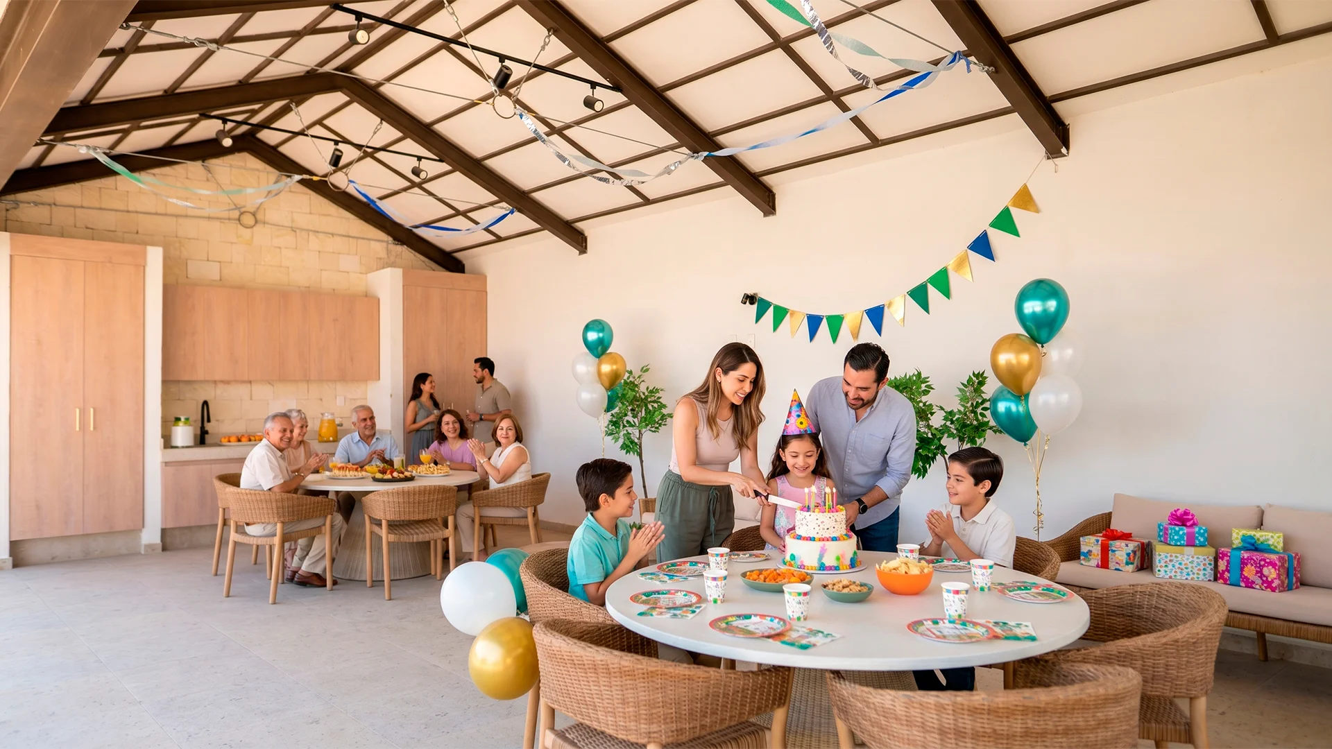 Terraza social — Alía Residencial, El Marqués